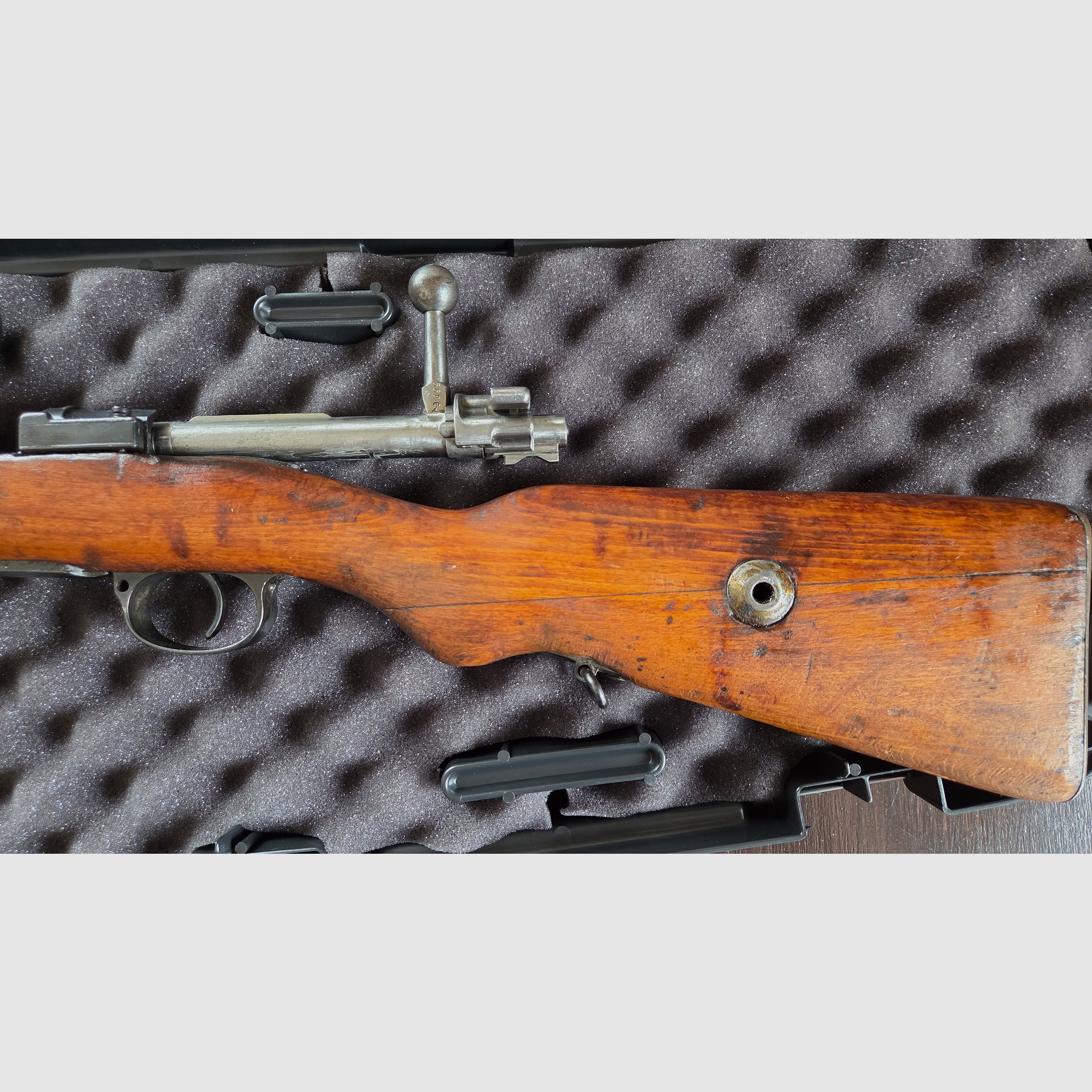 Mauser G98*Kal. 8x57 IS*Telescopisch vizier*Totale lengte 1250 mm*Loop 740 mm