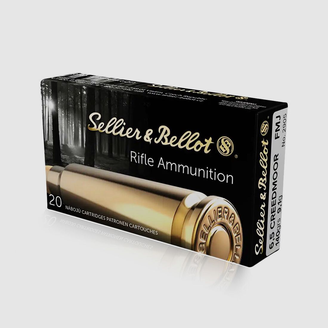 Sellier & Bellot	 FMJ 140grs 6.5 Creedmoor