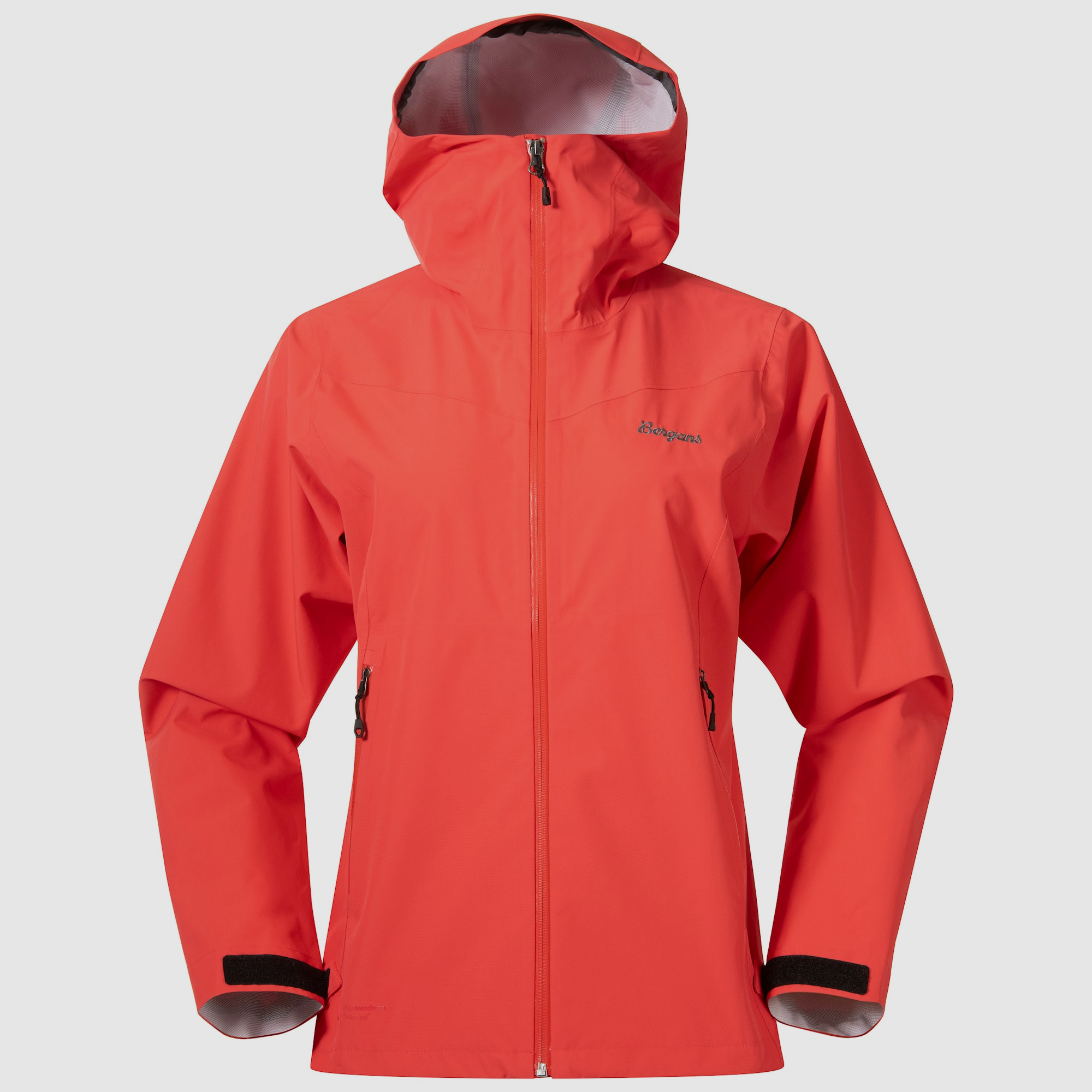 Bergans Essentials 2.5L Shell Jacket Mujer Peachy Red XS