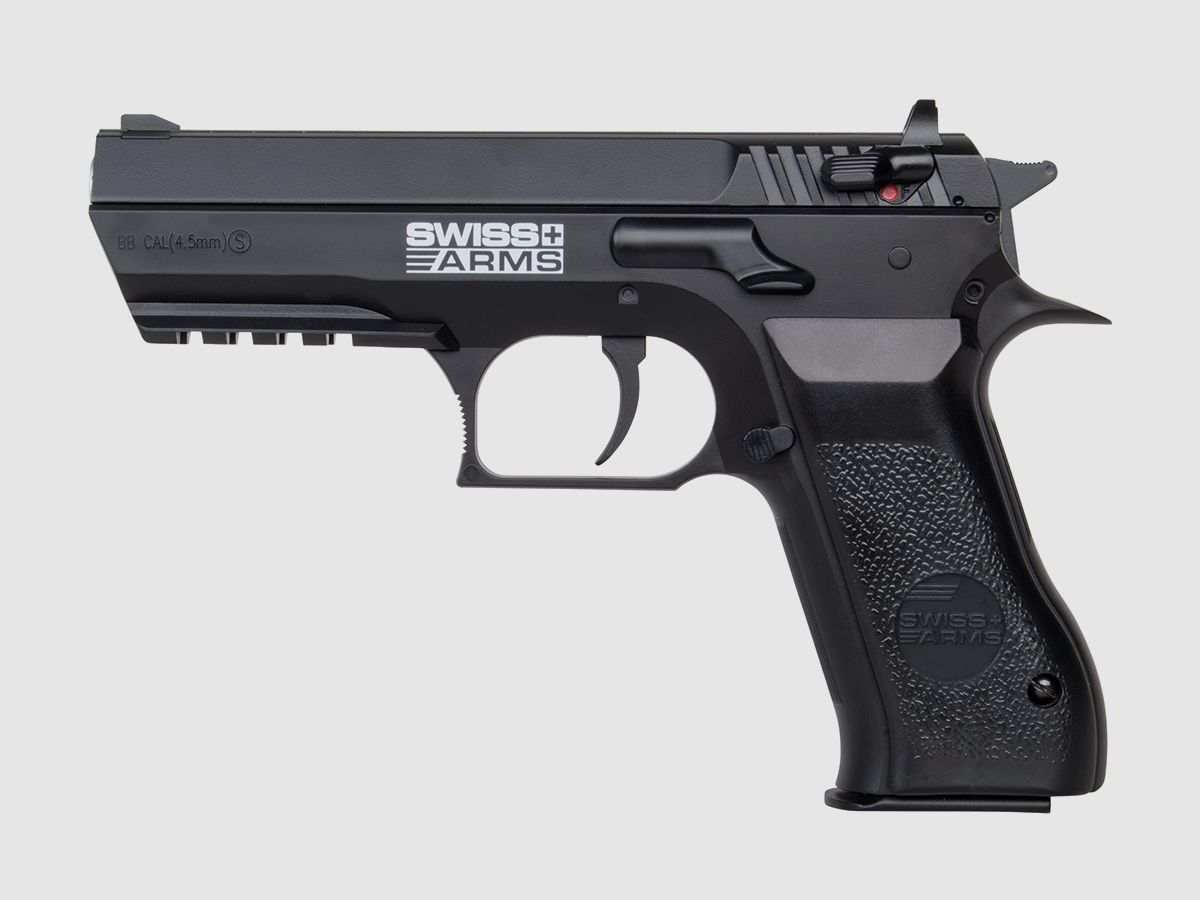Swiss Arms 941 Schwarz 4,5mm BB - Druckluft Co2 Non BlowBack