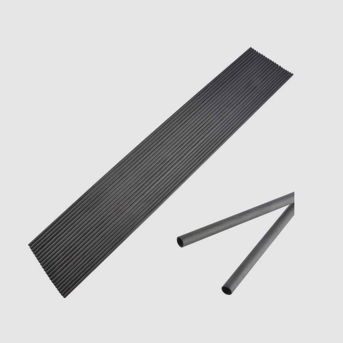 SHARROW - 24 Stück Carbon Pfeilschaft - 30 Zoll - Spine 300 - aus reinem Kohlefaser - ID 6.2mm - Pfeilschäfte für hausgemachte Pfeile
