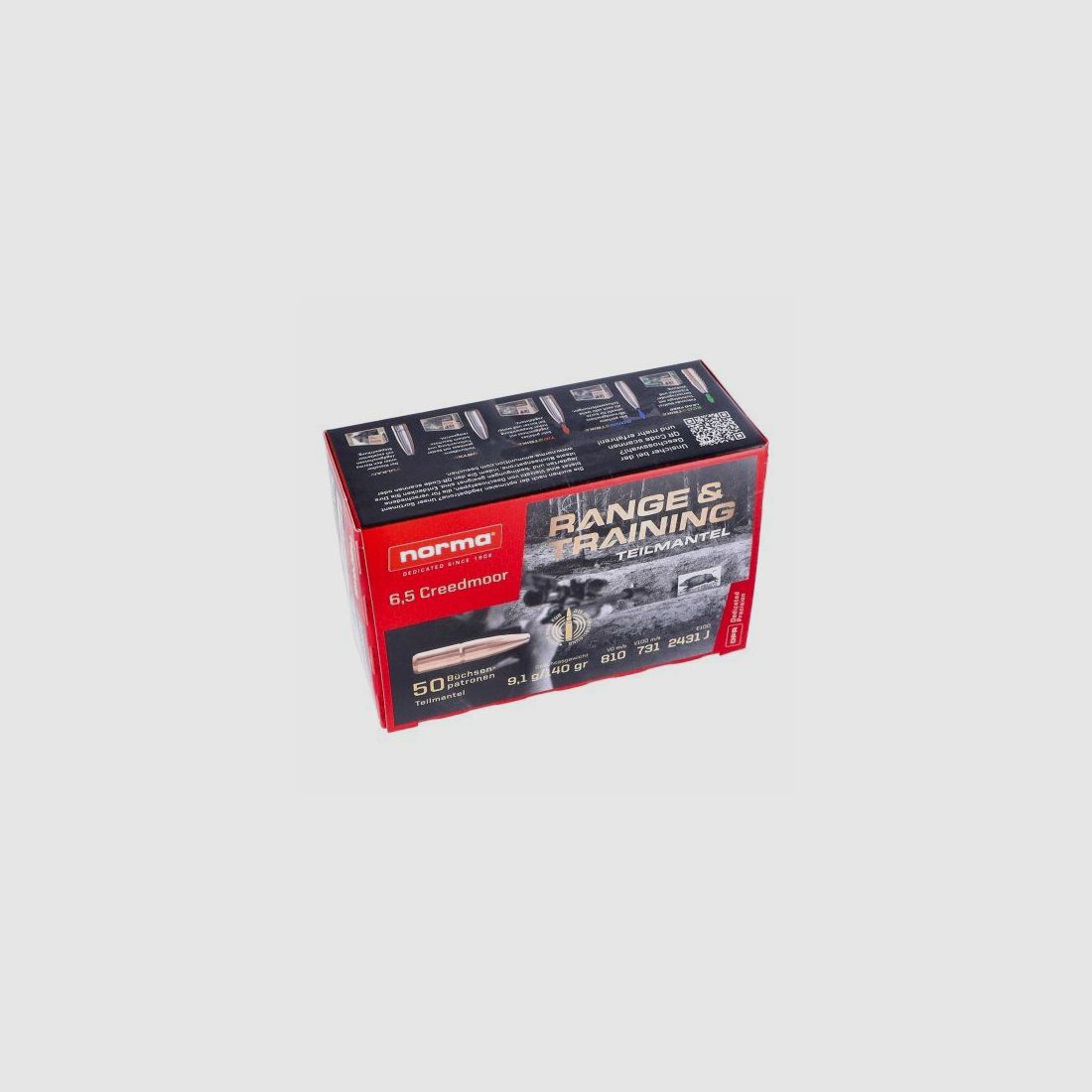 Norma Range & Training 6,5 Creedmor (50er Pack)