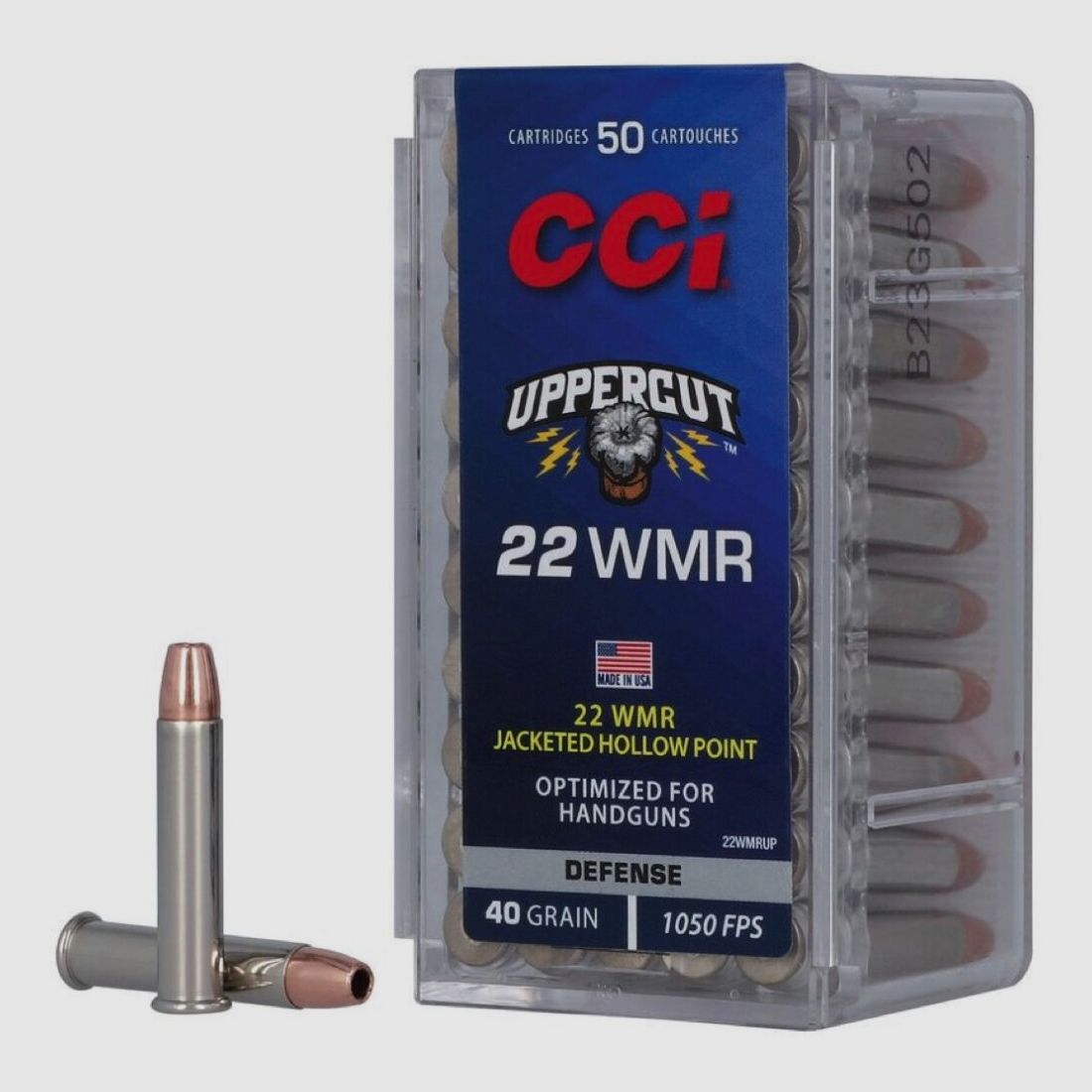 CCI Uppercut JHP 40grs 50St .22wmr