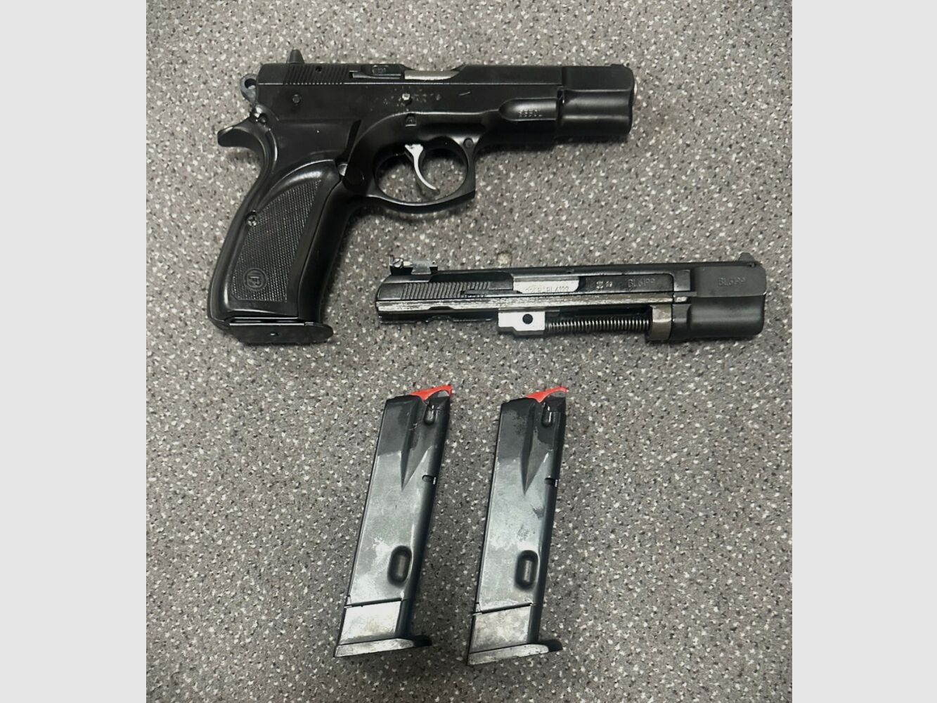 CZ CZ 75B + SYSTEM WYMIENNY KADET