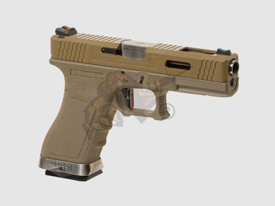 WE Custom 17 V2 Metall Version Desert GBB -F-