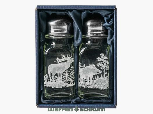 Fritzmann Salz und Pfefferstreuer Jagddekor