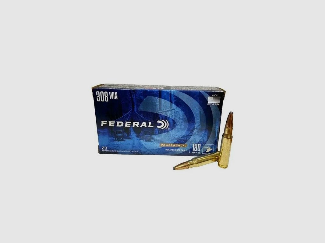 FEDERAL Power-Shok - .308 Win. - 180 grains - SP