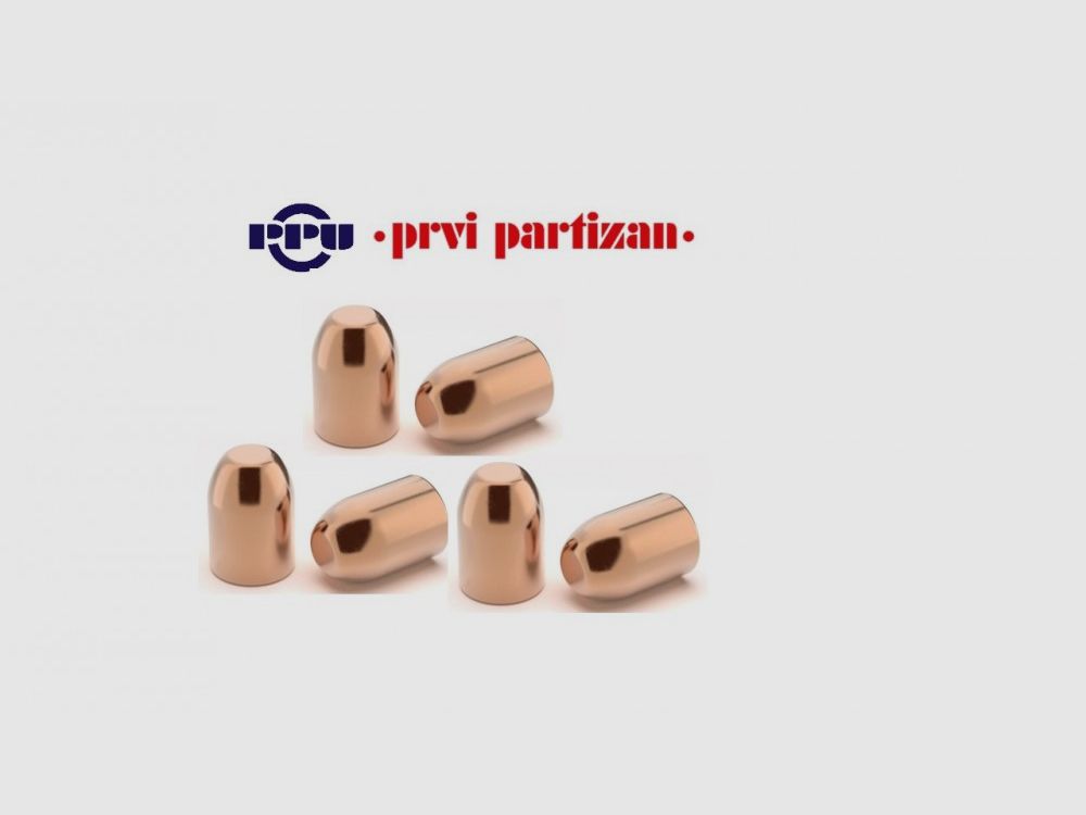 PPU PRVI PARTIZAN Geschosse Kal. 10 mm .40 - TMJ 180 gr. Packung 50 St.