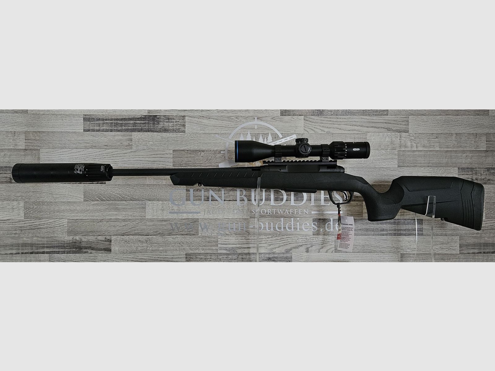 Carabine Repetier Savage AXIS II SR International .223Rem - Ensemble complet - Produit neuf du commerce spécialisé