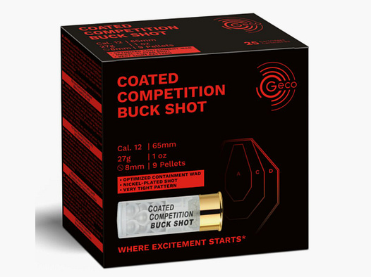 GECO Coated Competition Buck Shot