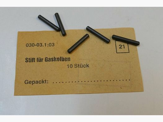 DDR VEB Geräte- y Werkzeugbau Wiesa original DDR NVA AK 47 pasador de seguridad para cilindro de gas [ 21 ] sin usar, nuevo para AK47, 7,62x39