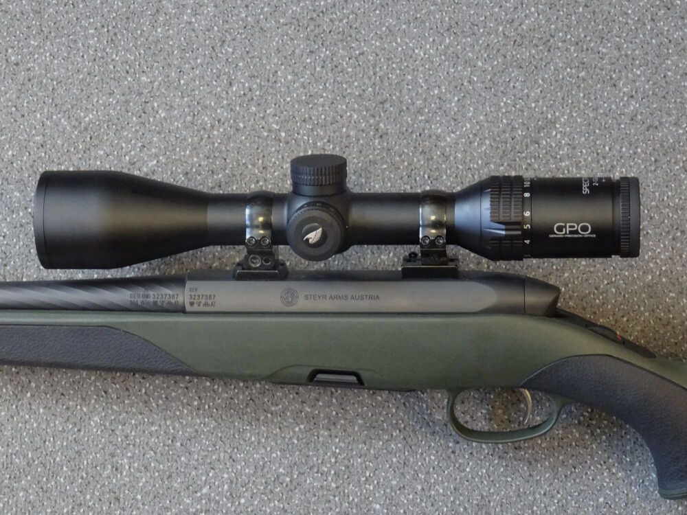 KLASSIEK ALLWETTER PAKKET STEYR MANNLICHER + GPO CL2 GOISERER + SPECTRA 6x 2-12x50i
