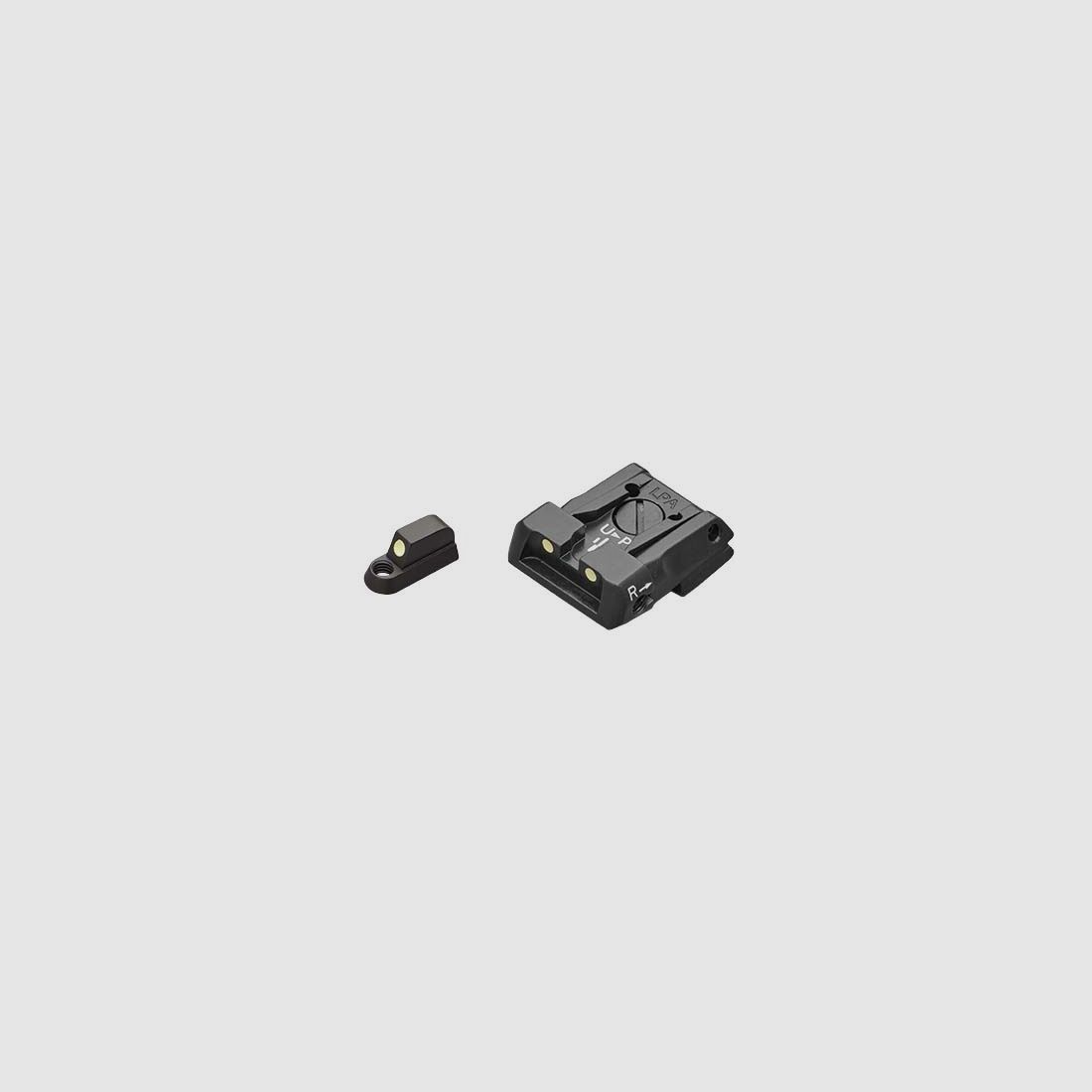 LPA Sights Luminova Micrometer Sight Set - SPL22CZ