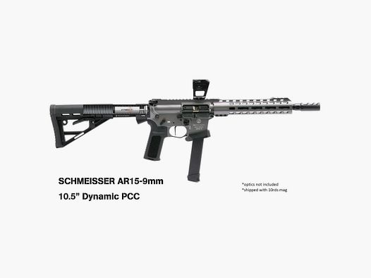 Halbautomat Schmeisser AR15-9mm Dynamic PCC Grey 10.5"