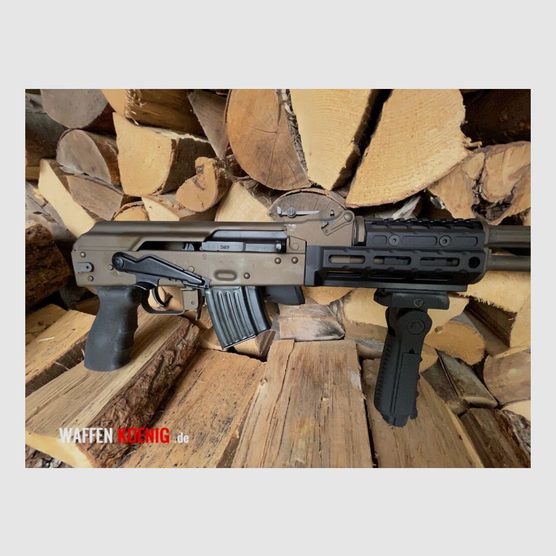 Izhmash SAIGA MKK 104 CAL. 7,62X39MM IN MIDNIGHT BRONZE INCL. ANBAUTEILE