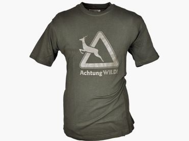 Rundhals Achtung Wild - Material: 100% Baumwolle