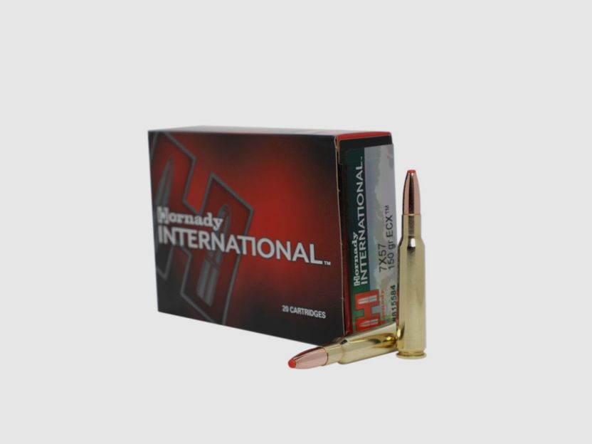 Hornady International 7x57 150GR ECX 20 Patronen