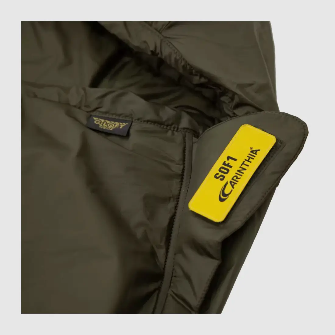Outdoor sleeping bag SOF 1, Olive, image 4 of 11