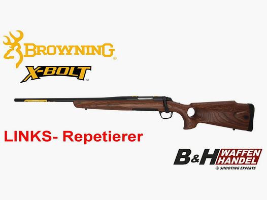 Browning X-Bolt Eclipse LH Lochschaft braun LINKS Repetierer