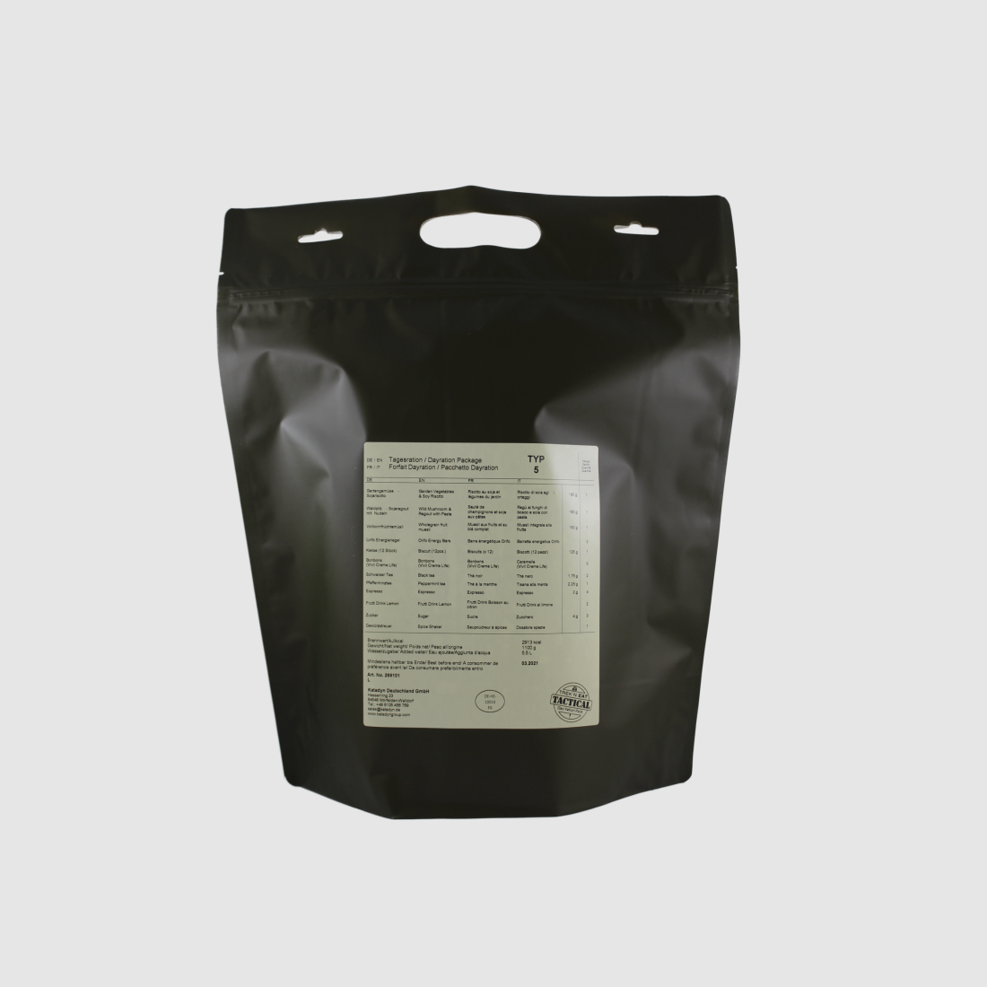 Trek�n Eat Day Ration Pack Typ 5 Tactical Line-vegetarisch