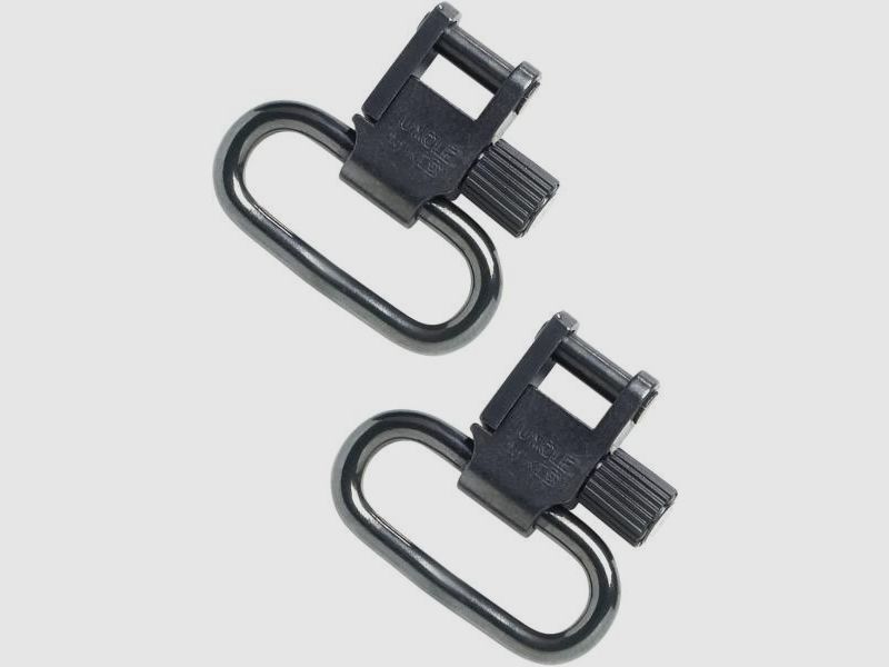 UNCLE MIKE'S Riemenbügel abnehmbar 'QD' -3,5mm Bohrung 2 Stk  für Riemen bis 2,5cm