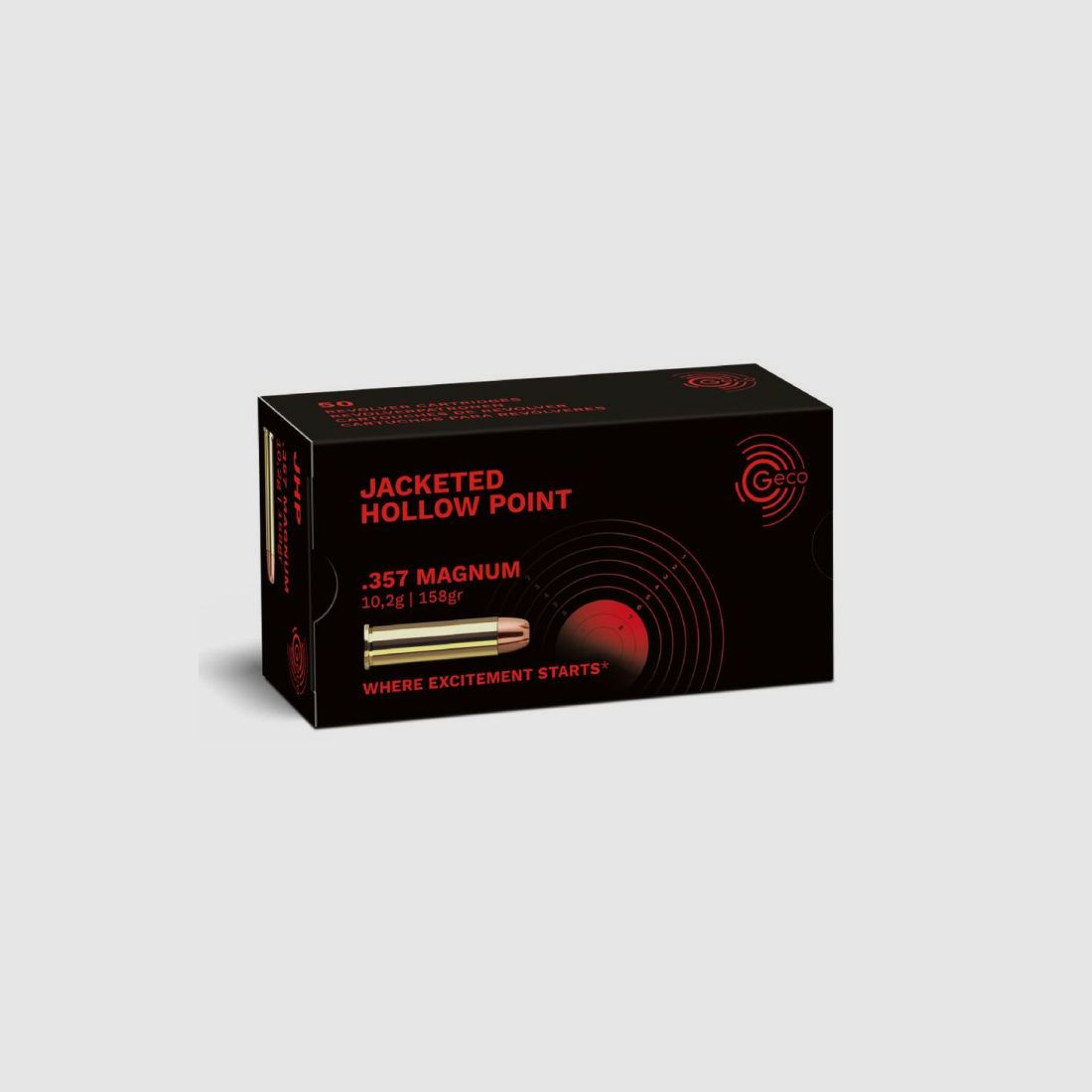 Geco .357 Mag. JHP 10,2g/158gr, image 1 sur 4