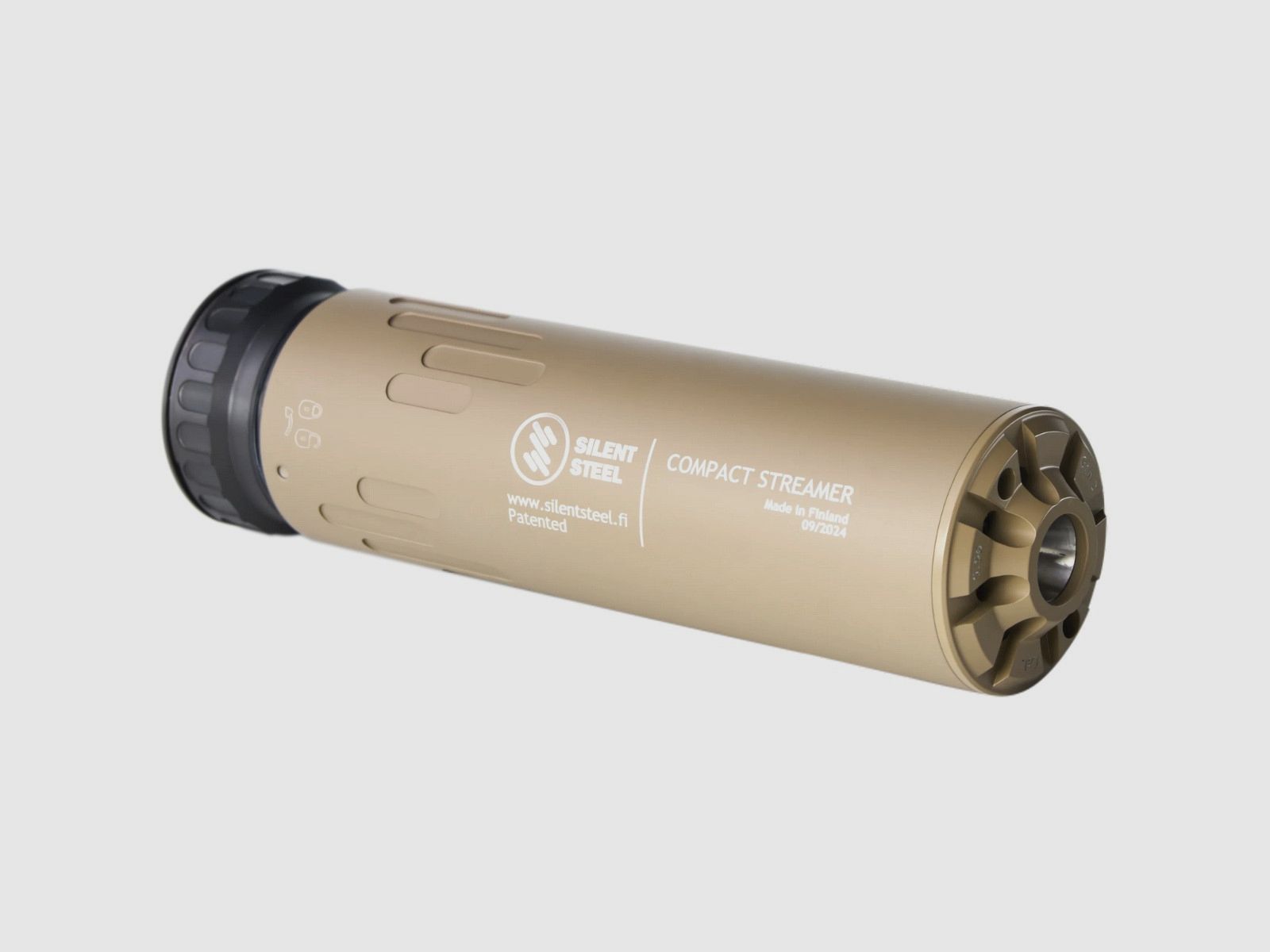 Silent Steel - Tłumik Flow Compact Streamer Steel 5,56 QDL - Magpul FDE - CST556FDE-SS QDL, zdjęcie 2 z 3