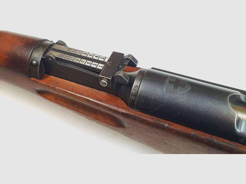 Bern Weapons Factory Repeating Rifle Bern Weapons Factory Swiss K31 Caliber 7.5x55 Swiss complete matching numbers + Hämmerli