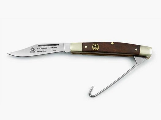 Cuchillo de pájaro Puma SGB con gancho, Jacaranda