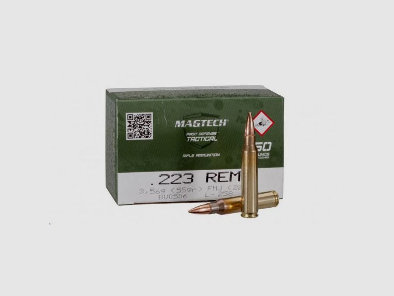 MAGTECH TACTICAL .223REM - FMJ 55GRS. - 50 ROUNDS