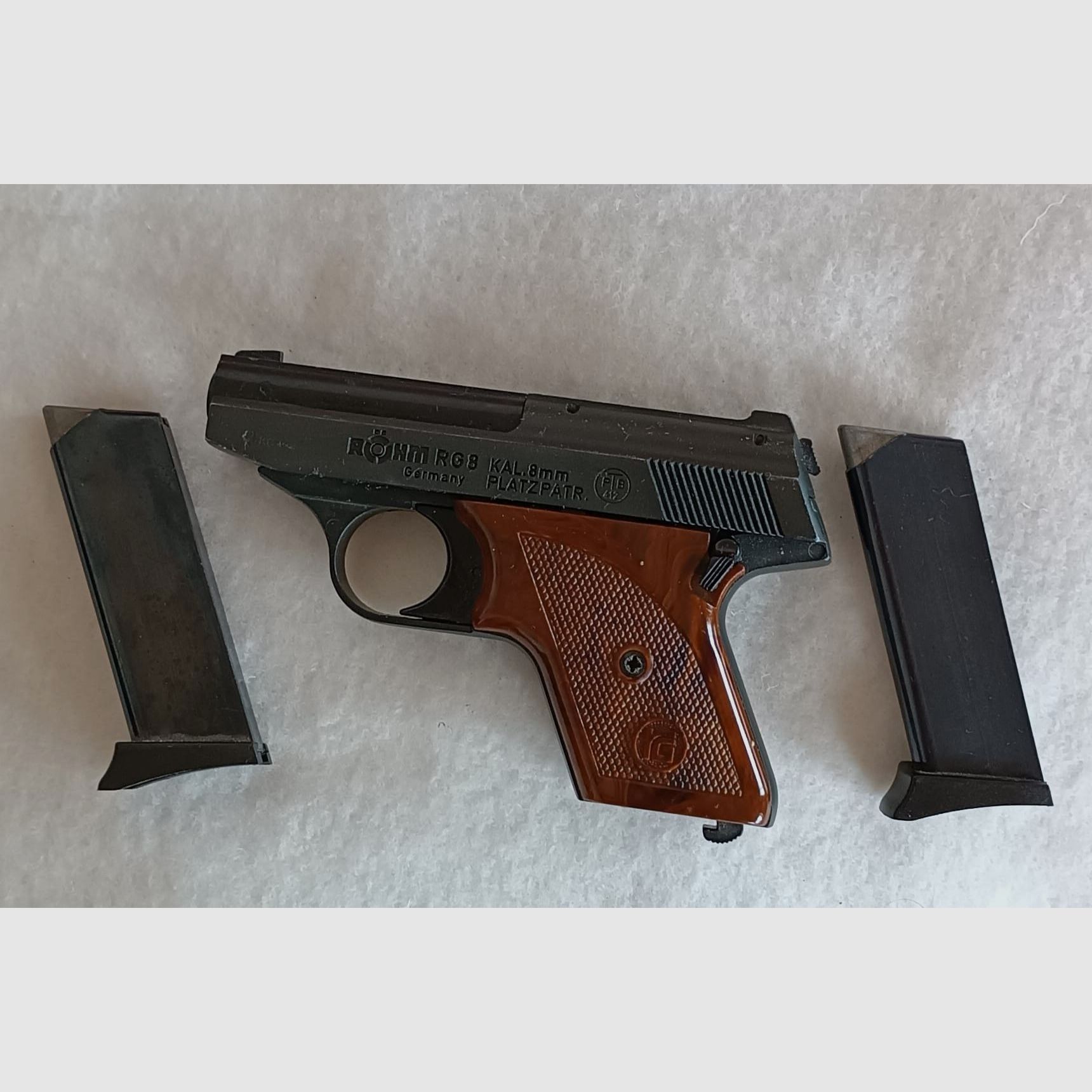 Röhm RG8 Schreckschuss/Gaspistole , Selbstlade-Signal-Pistole 8mm