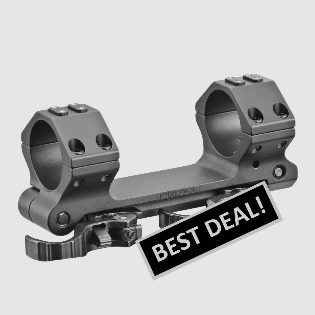 ERATAC Blockmontage Ø 30 mm met verstelbare voorhelling 0-70 MOA hefhoogte 25,0