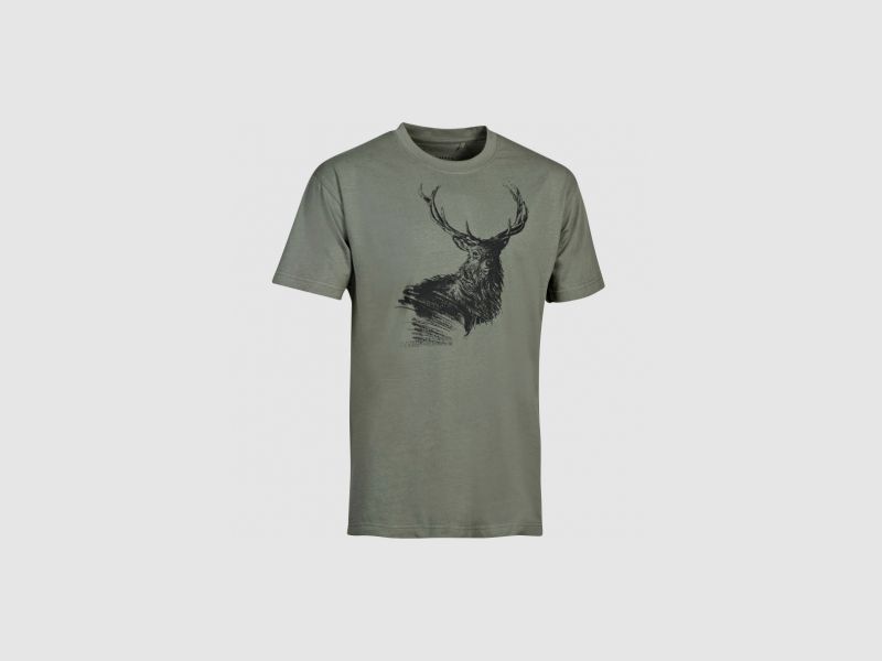 ProHunt Maglietta da Uomo Stampa Cervo | 2XL