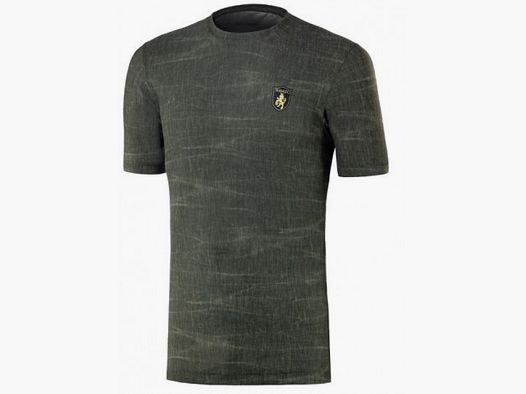T-shirt Trabaldo Technisch Groen met Patroon mod.SENSITIVE art.117SENSFANT/206FANT TRABALDO