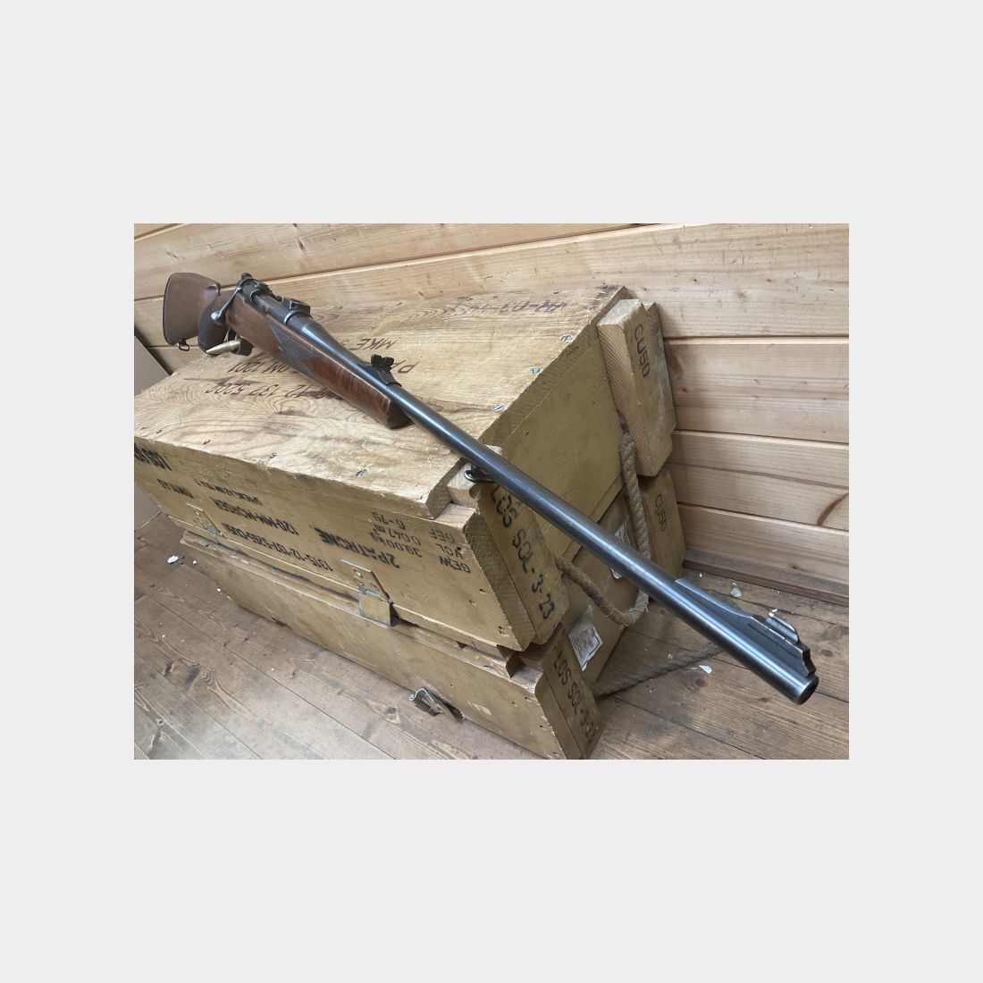 Repetierbüchse Mauser 98er, Kal.8x57IS, mit Schwenkmontage- Unterteilen