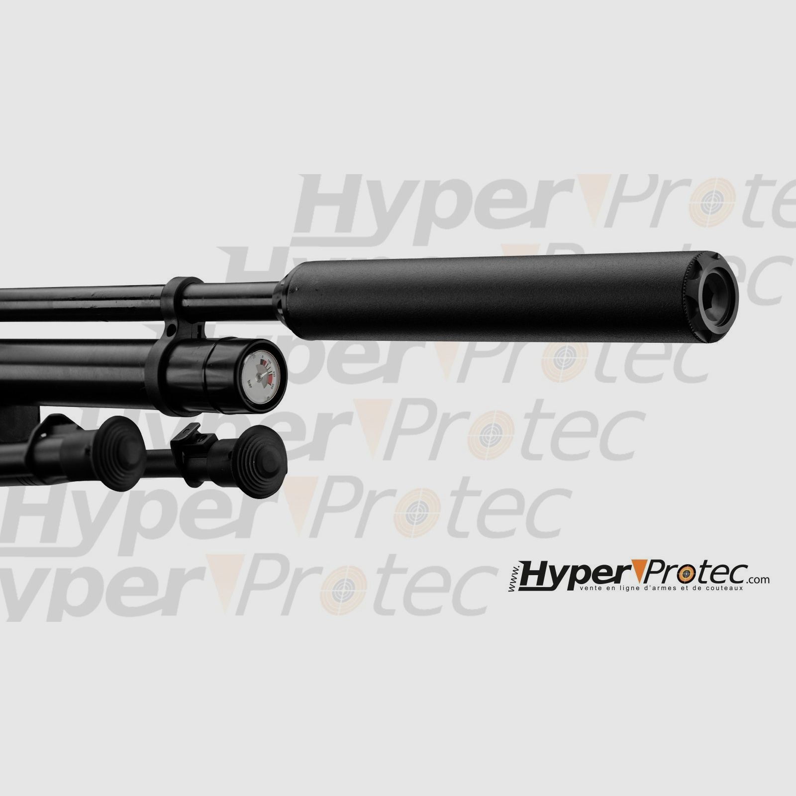 Pack Gamo HPA Tactical + Schalldämpfer + Zielfernrohr + Zweibein, Bild 7 von 8