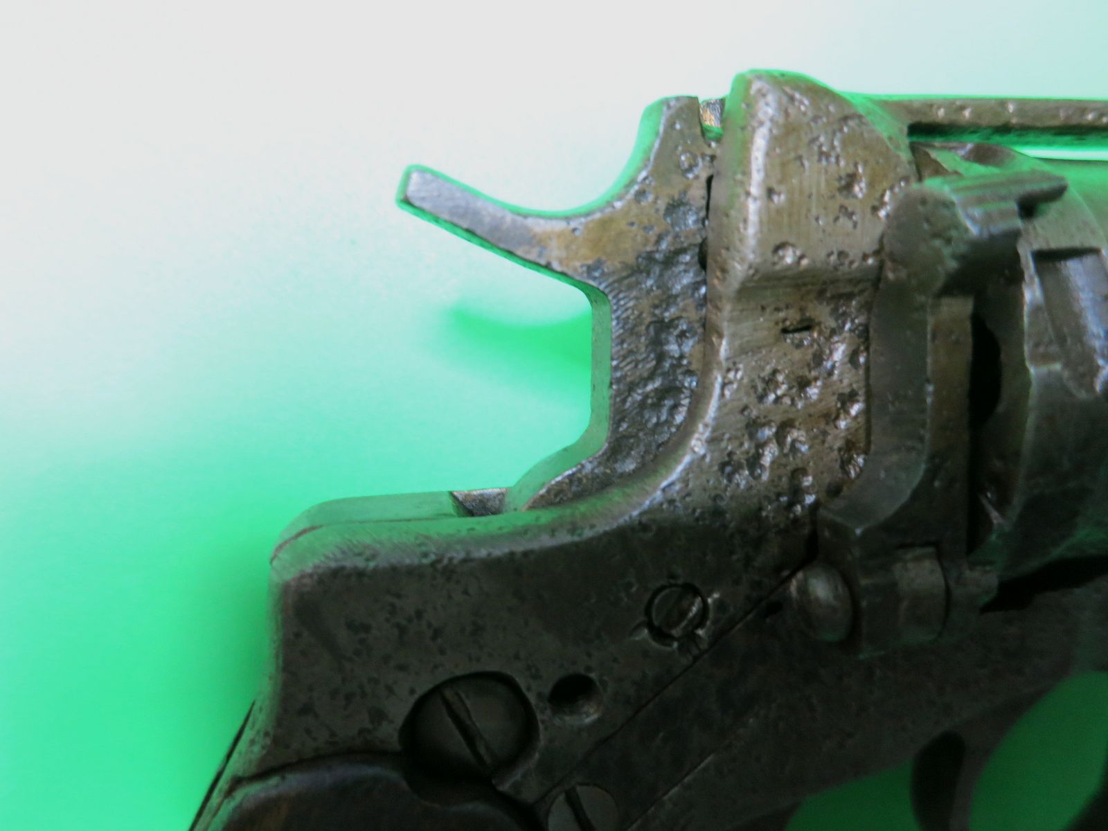 Revolver, Nagant M1895-Revolver, témoin absolu du temps, trouvé dans l'eau, 7,62 x 38 mm R #81