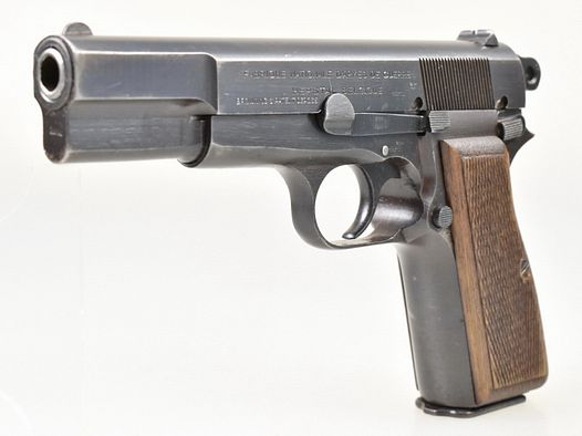 WK II Nrgl. FN - BROWNING " HIGH POWER " Pistole aus Wehrmachtsfertigung / Pistole P.640 (b)