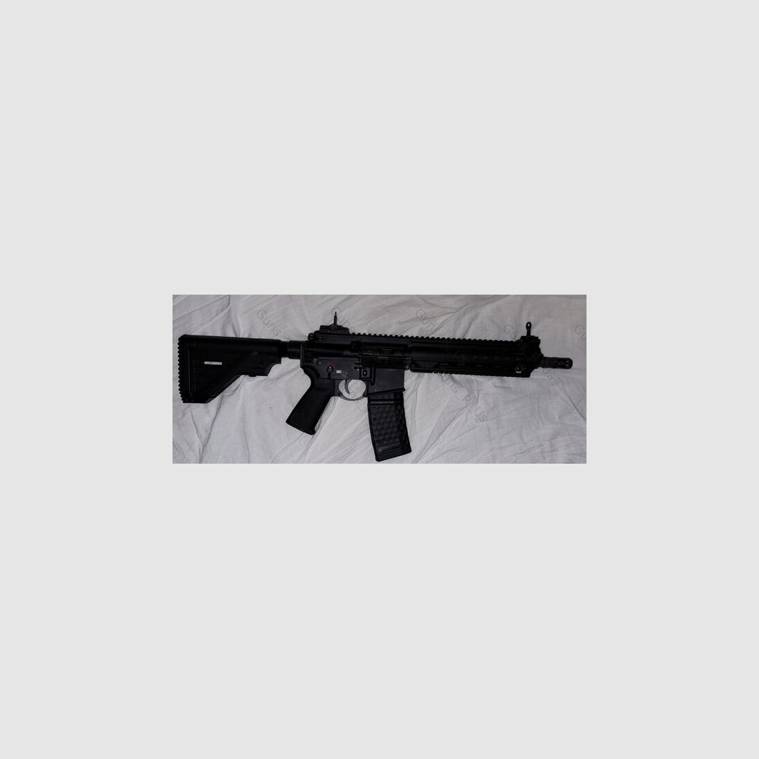 Heckler & Koch MR223 11 Zoll Schwarz Sammlerstück Deutscher Beschuss Beschusszeichen Ulm BI Datecode
