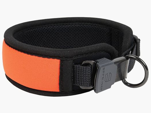 AKAH Neopren Halsung Comfort - Signalorange Kunststoff-Schnellverschluss