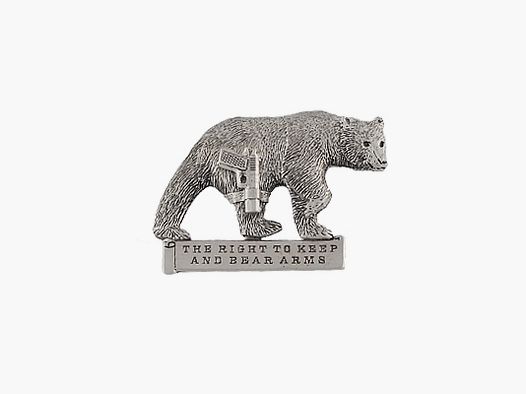 Pin Oso con Pistola