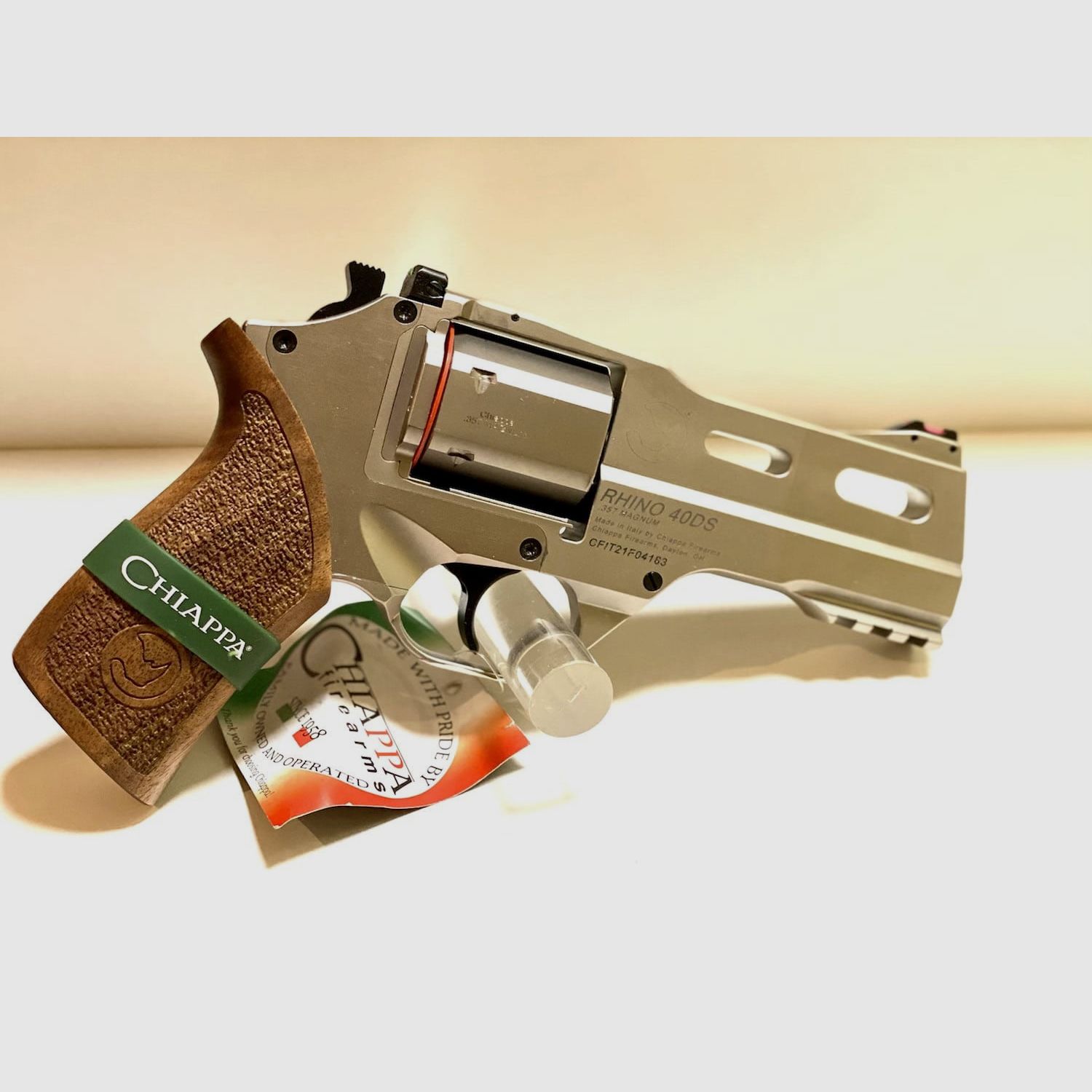 CHIAPPA RHINO 40DS Revolver Nickel, afbeelding 2 van 3