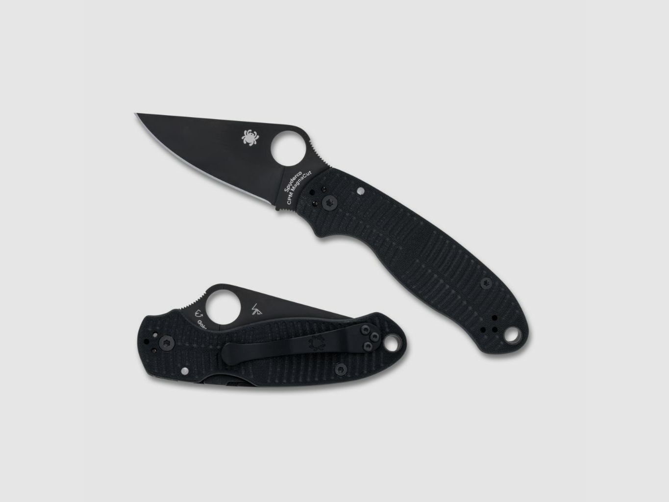 Spyderco Para® 3 Salt Black Blade