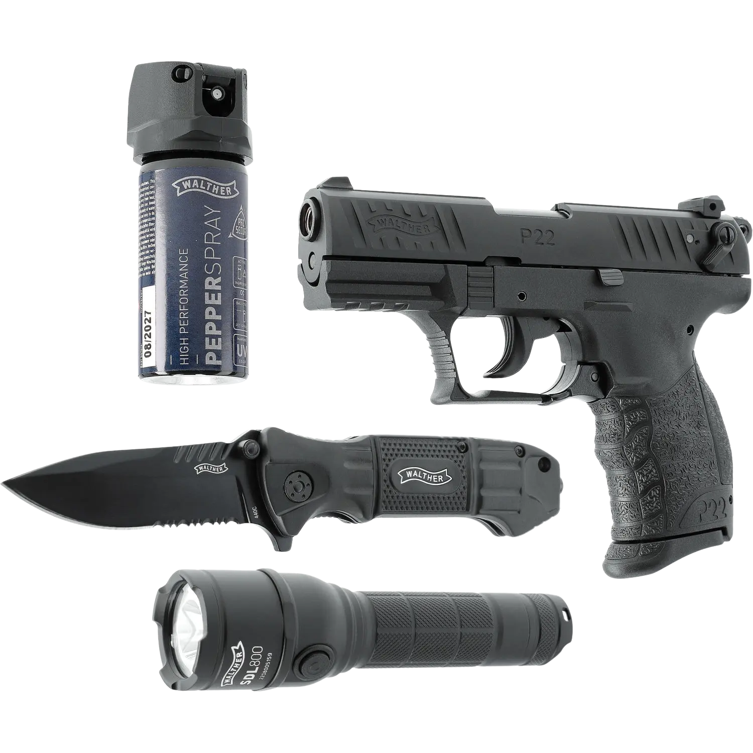 Walther P22Q pistola de fogueo 9mm R2D Kit