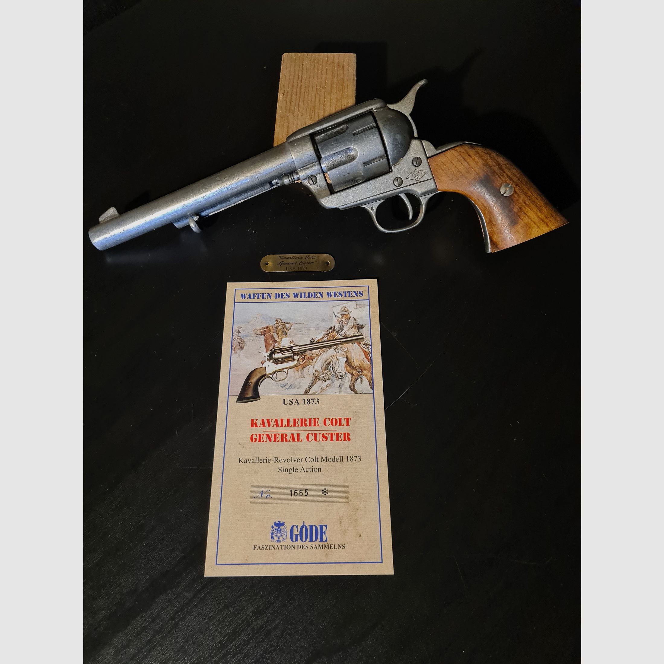KAVALLERIE COLT GENERAL CUSTER Dekowaffe