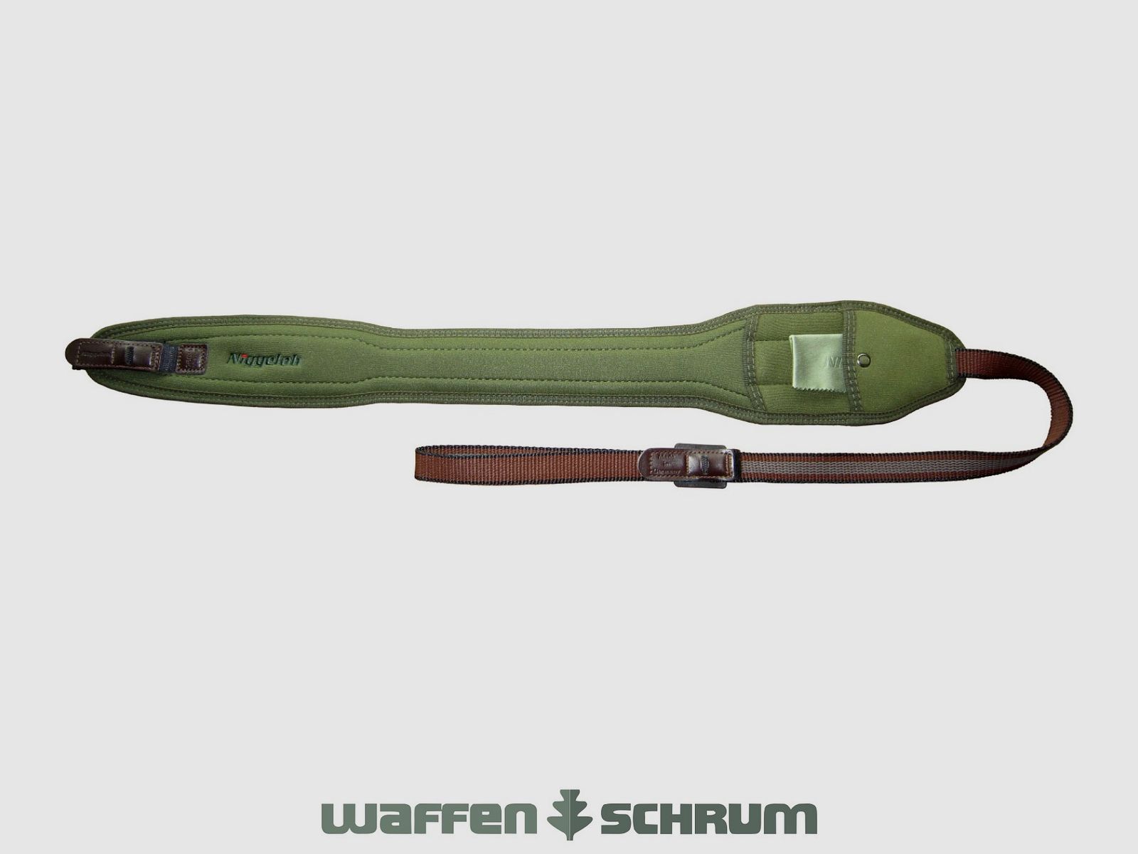 Niggeloh Gewehrriemen Speed Neopren - Grün mit Schnellverschluss