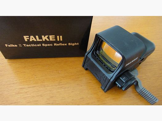 Falke Falke2-Red Dot Sight resistente agli urti (non adatto per la visione notturna)