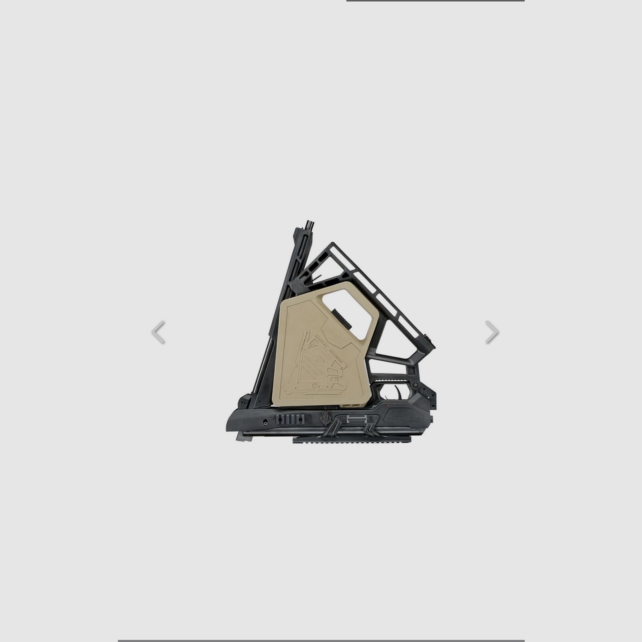 Black Bunker BM8 foldable Survival Air Gun air rifle break barrel cal. 5.5 mm Diabolo black -7.5 Joule