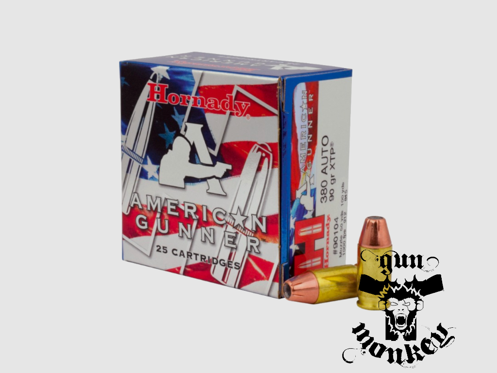 Hornady pistol ammunition cal. 380 AUTO XTP 5.8 g/90 gr, pack of 25 (90104), image 1 of 2