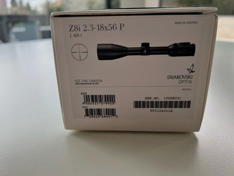Swarovski Z8i 2,3-18x56 P Verlicht. 4A-I